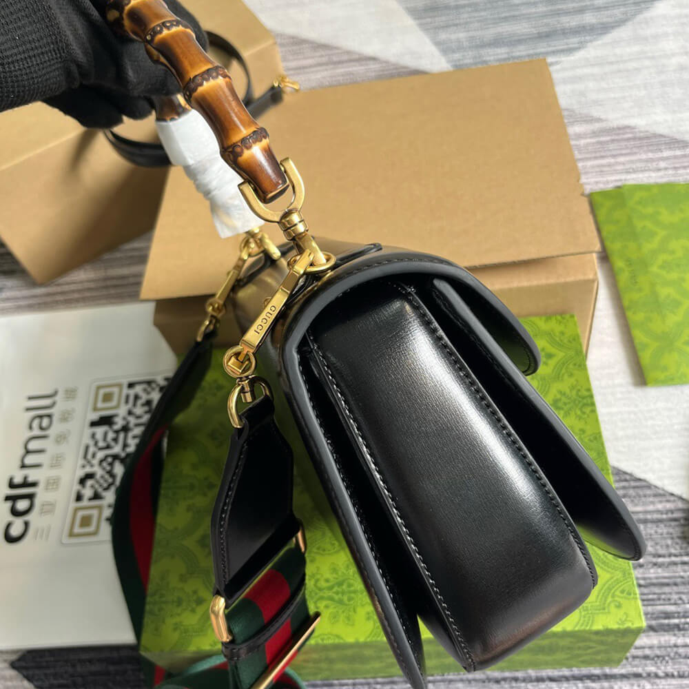 GUCCI BAMBOO 1947 MEDIUM TOP HANDLE BAG - Top Club