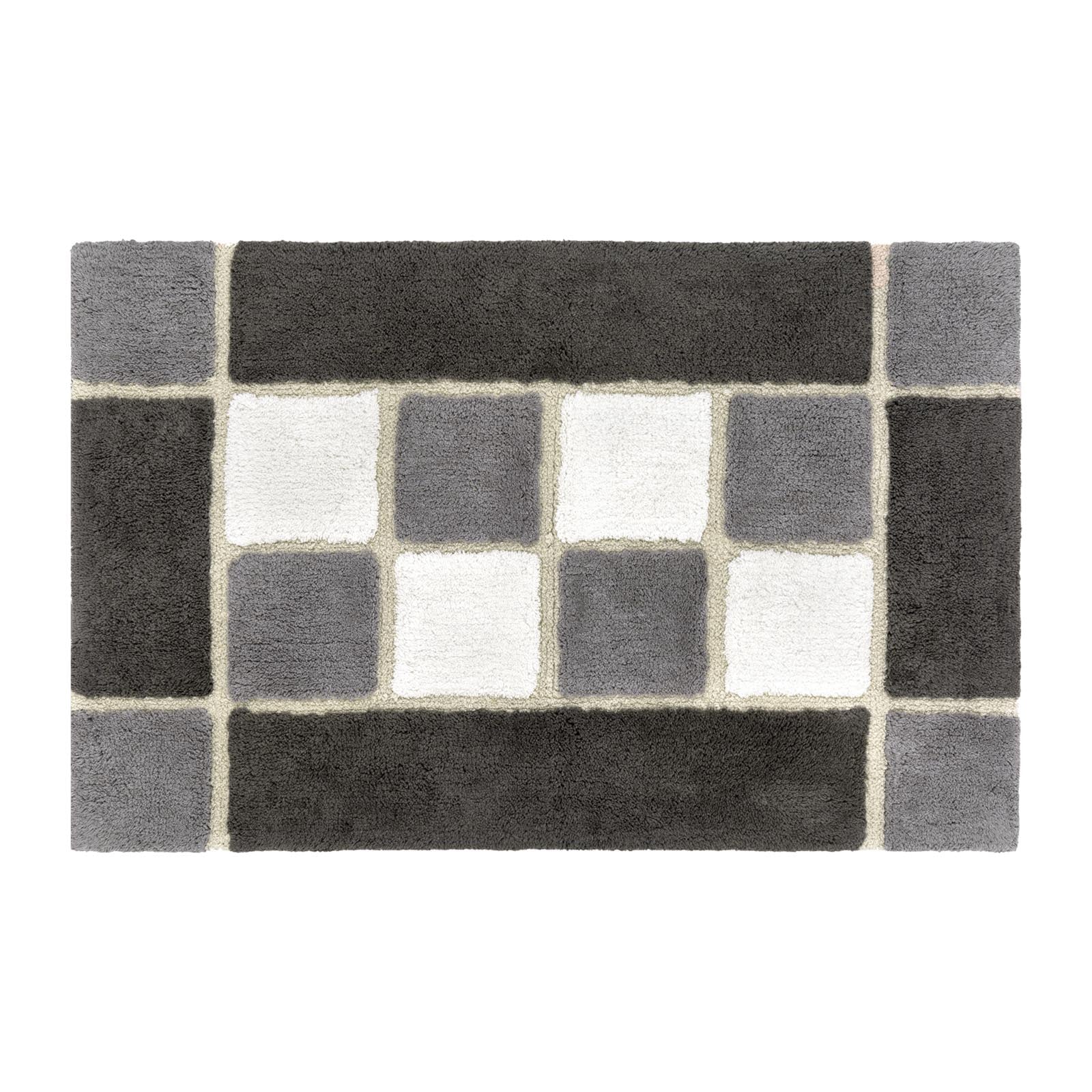 Tappeto Arredo In Cotone Bedford 70X110 Grigio Carrara