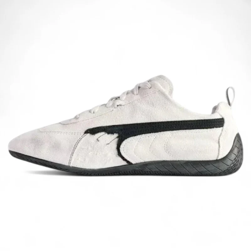 Balenciaga Speedcat Suede in White & Black - Sneaker Replica Workshop