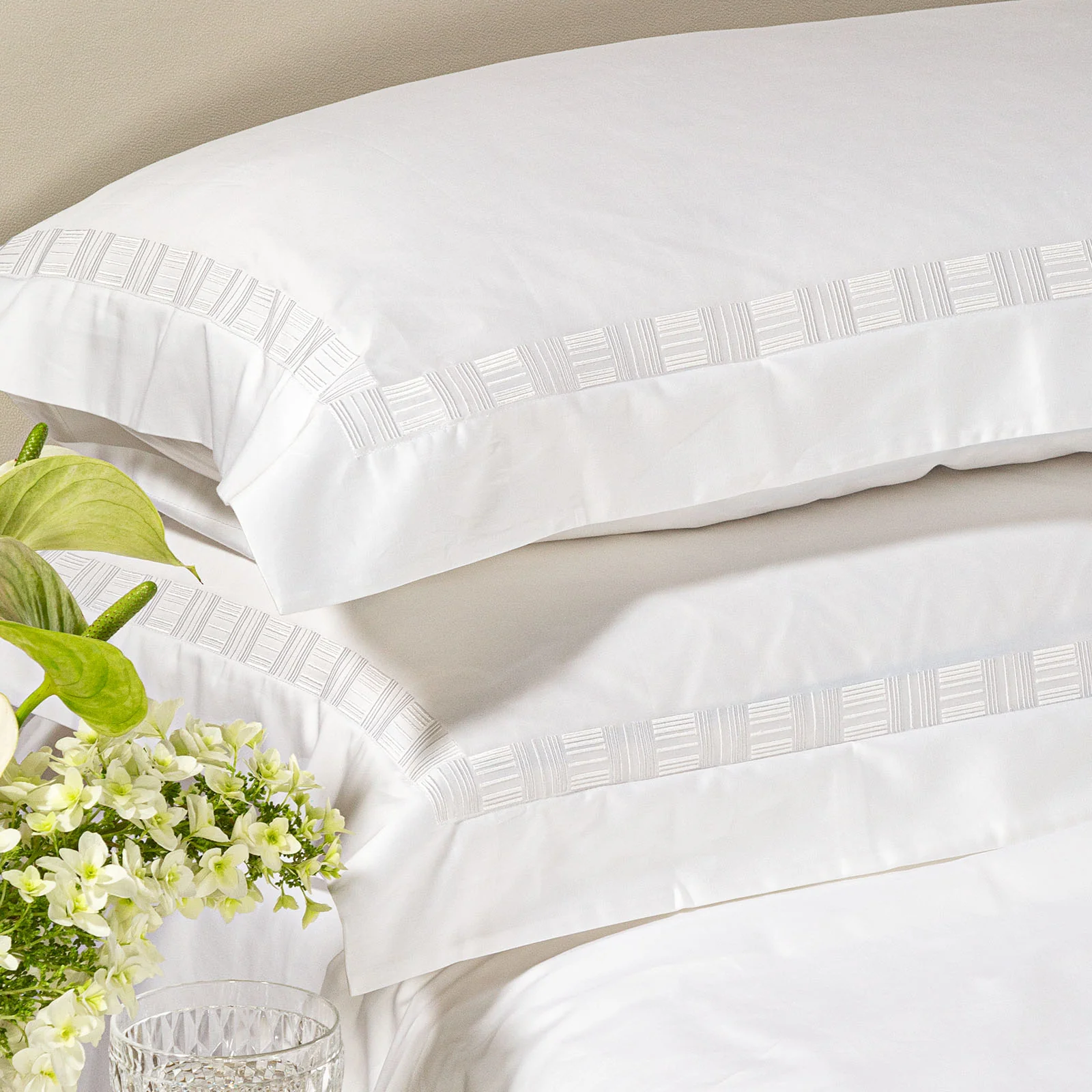 Complete Cotton satin sheets Dame Dreaming Damer