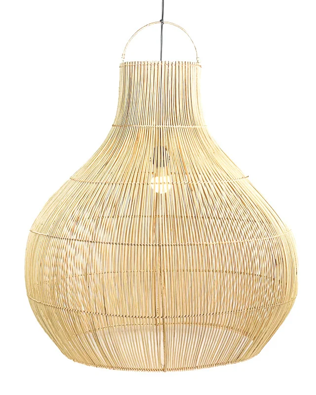Rotan hanglamp Bandung XXL rustiek