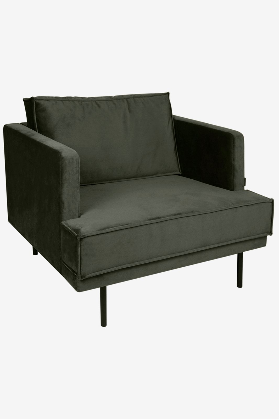 The Duchess velvet loveseat Juke dark green hunter