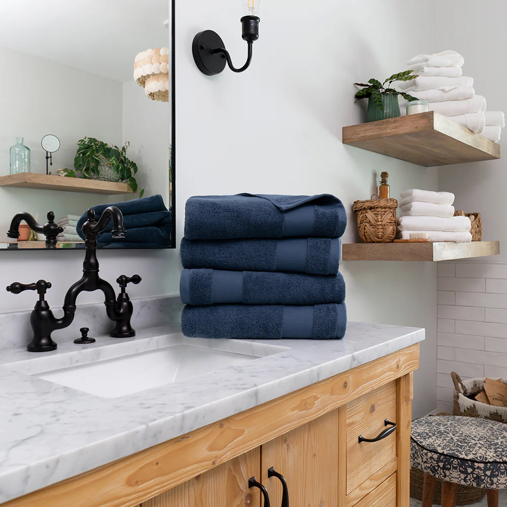 Ultra Soft 100% Cotton 4-Piece Bath Towel Set