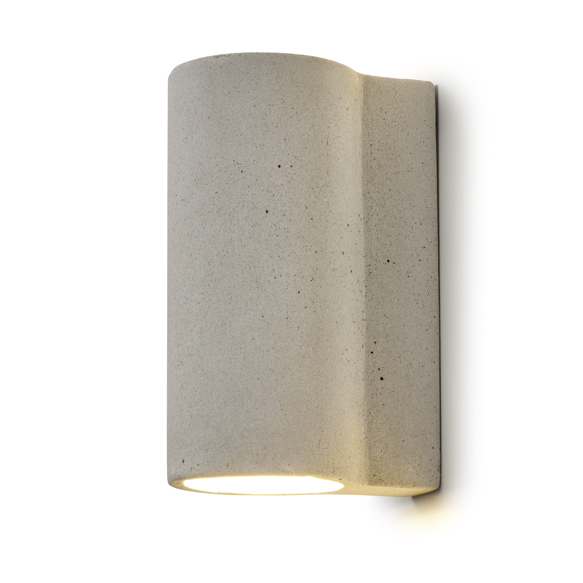 Wandlamp Tube concrete
