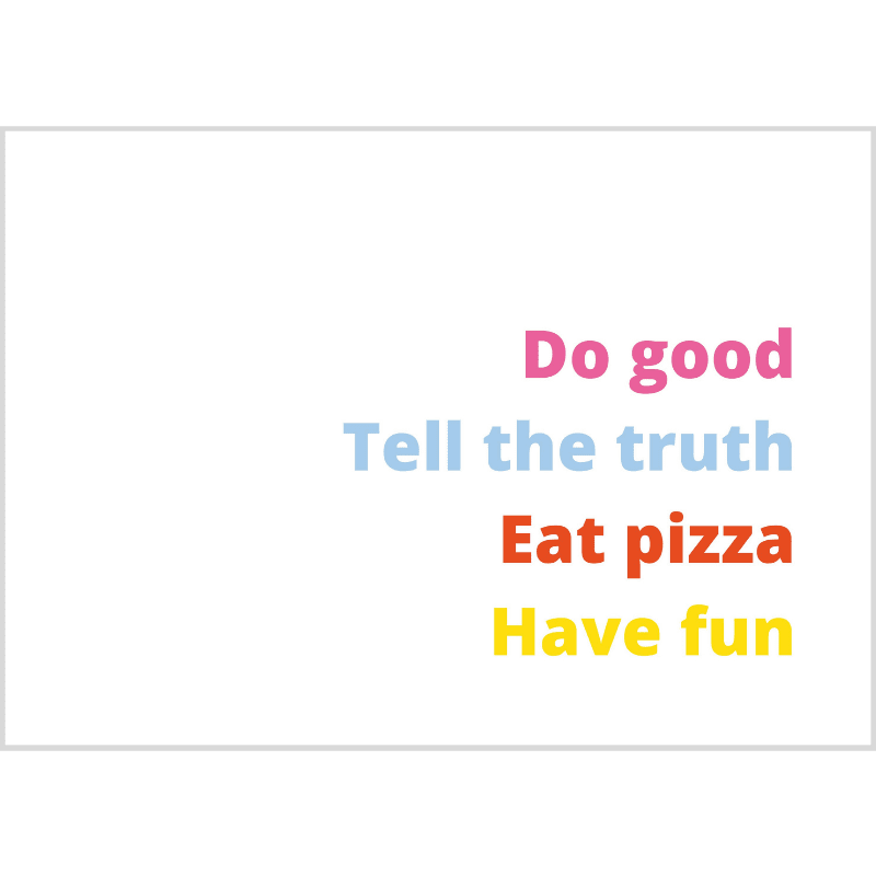 Poster A4 Do good