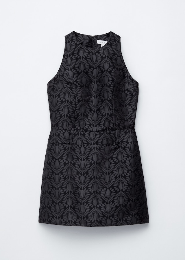 & Other Stories BROCADE MINI DRESS