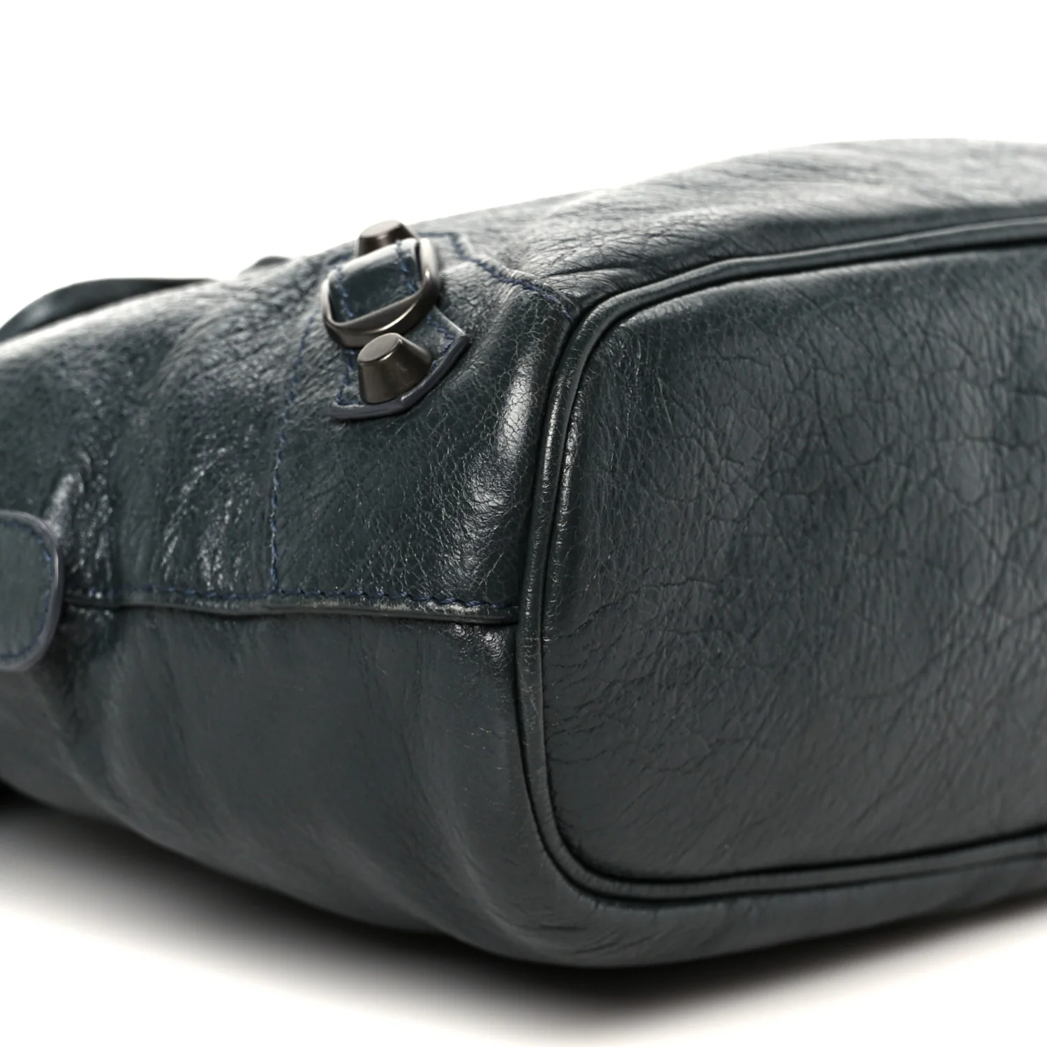 Agneau Classic Hardware Bowling Bag Anthracite - Top Club
