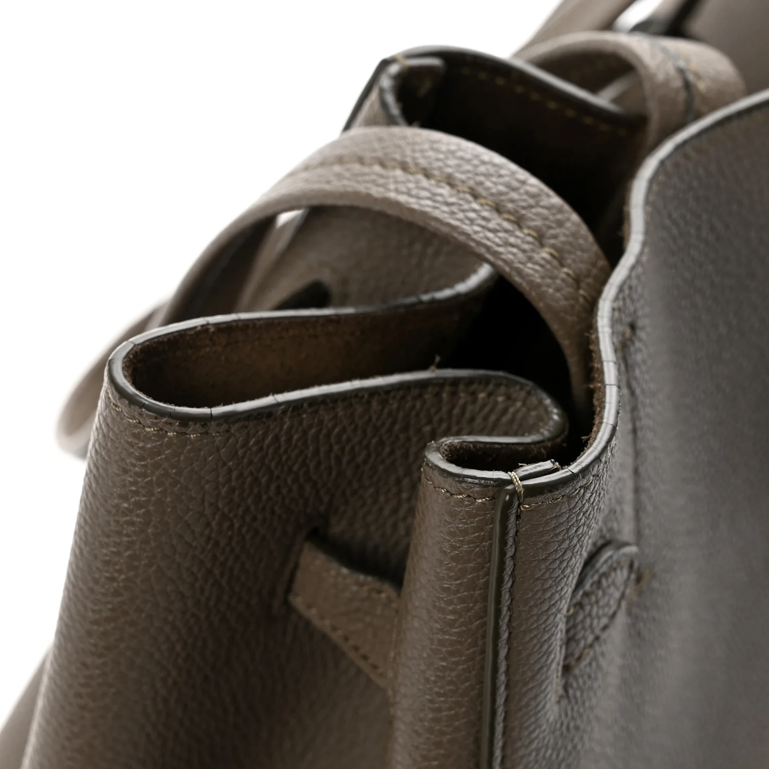 Soft Grained Calfskin Small Belt Cabas Phantom  Taupe - Top Club