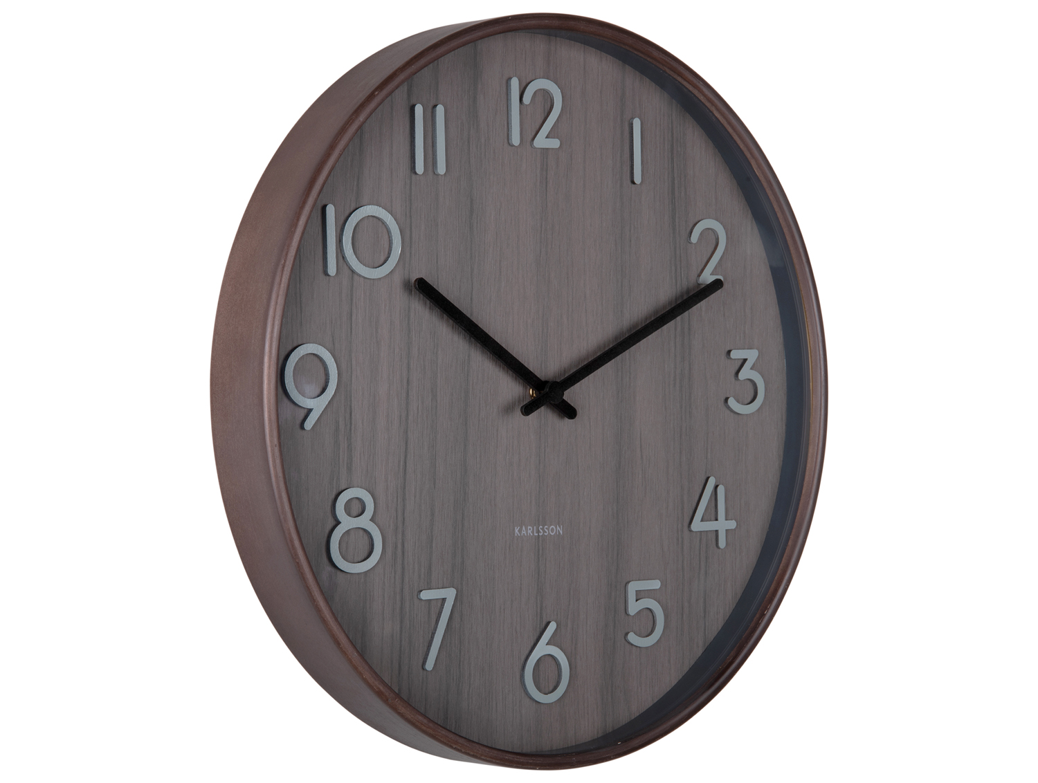 Wall clock Pure large walnut wood