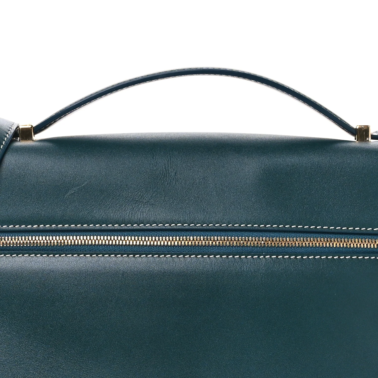 Smooth Calfskin Extra Bag L27 New Petrolio - Top Club