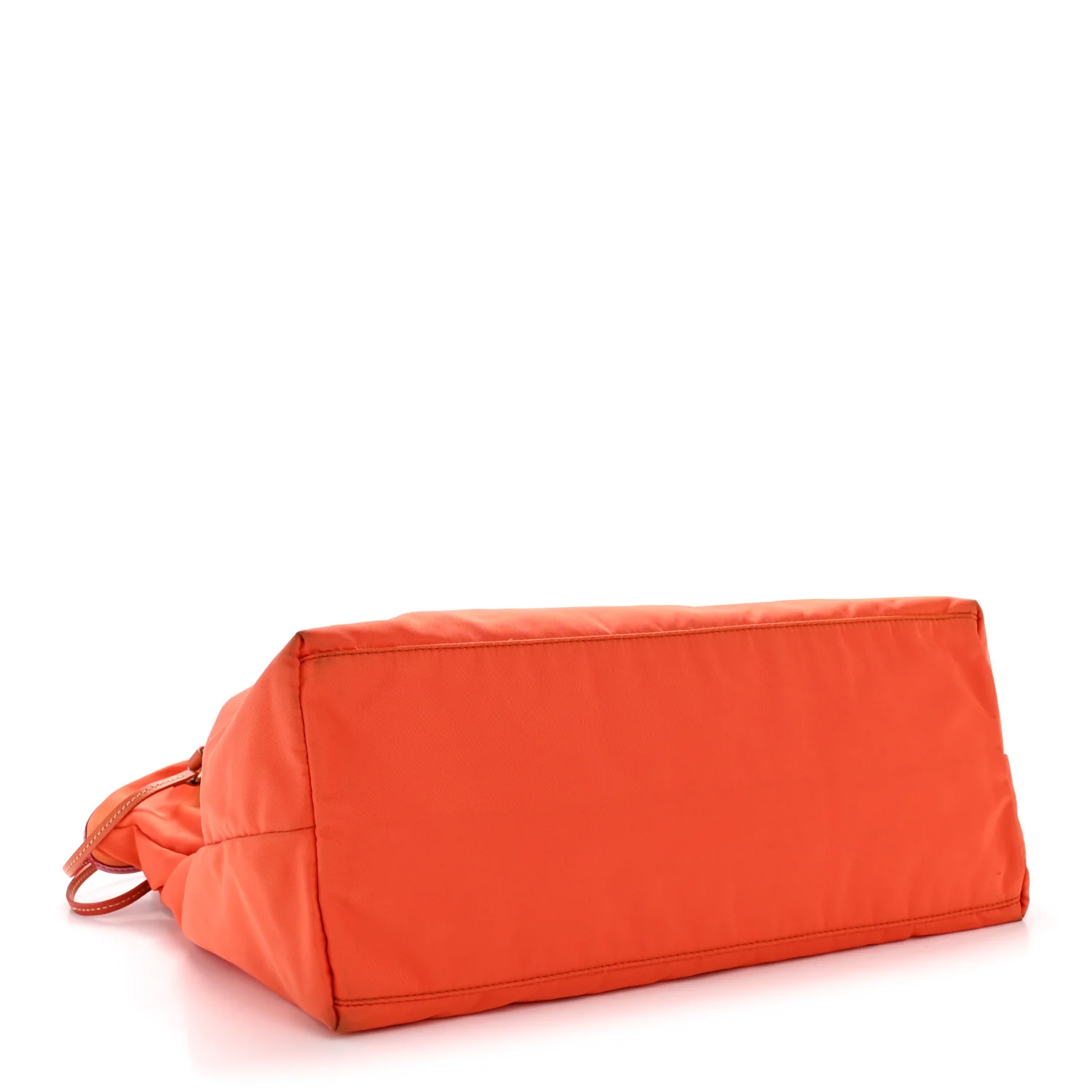 Tessuto Nylon Saffiano Tote Papaya Ibisco - Top Club