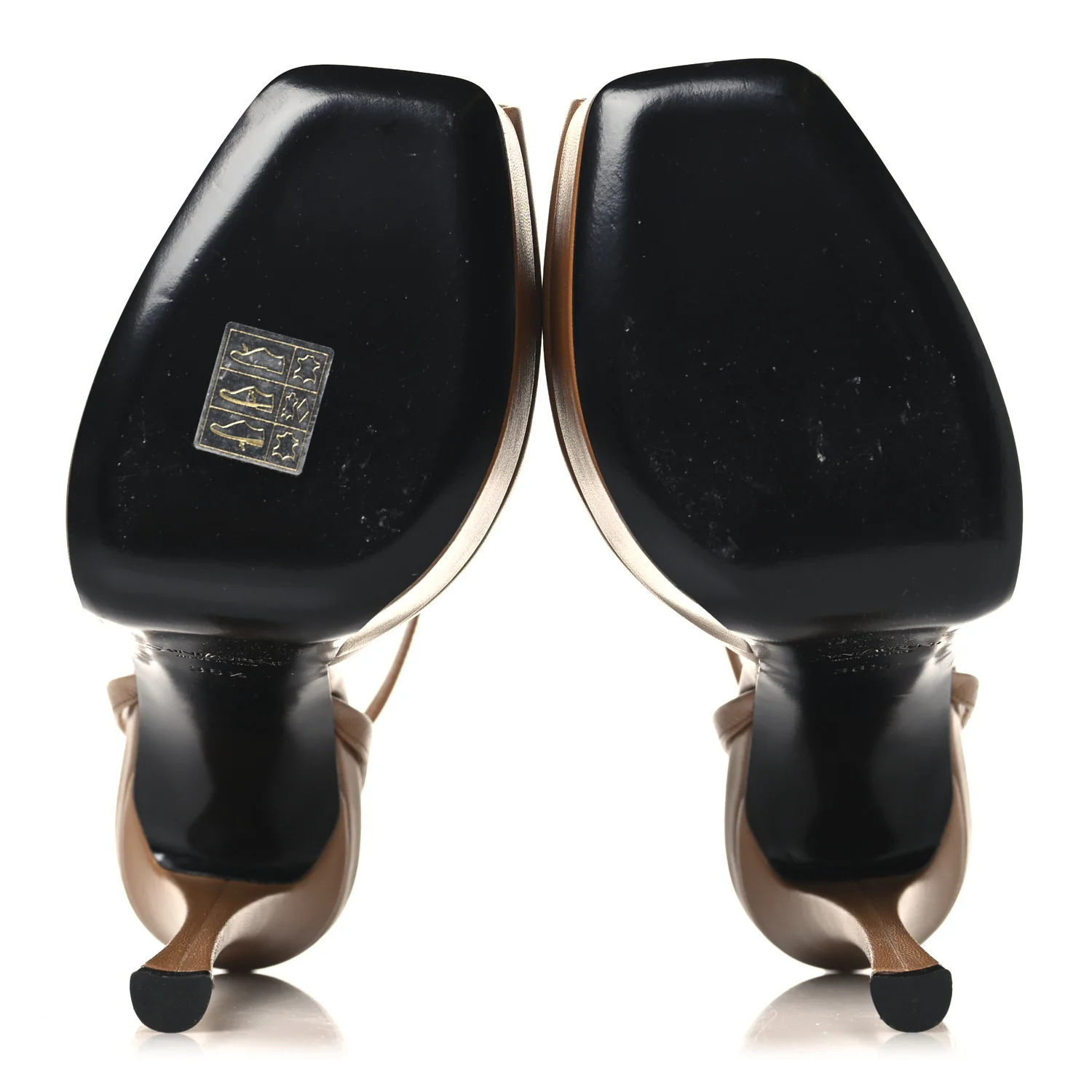 Smooth Calfskin La Scandale 110 Sandals 36.5 Dark Macademia 36.5 - Top Club