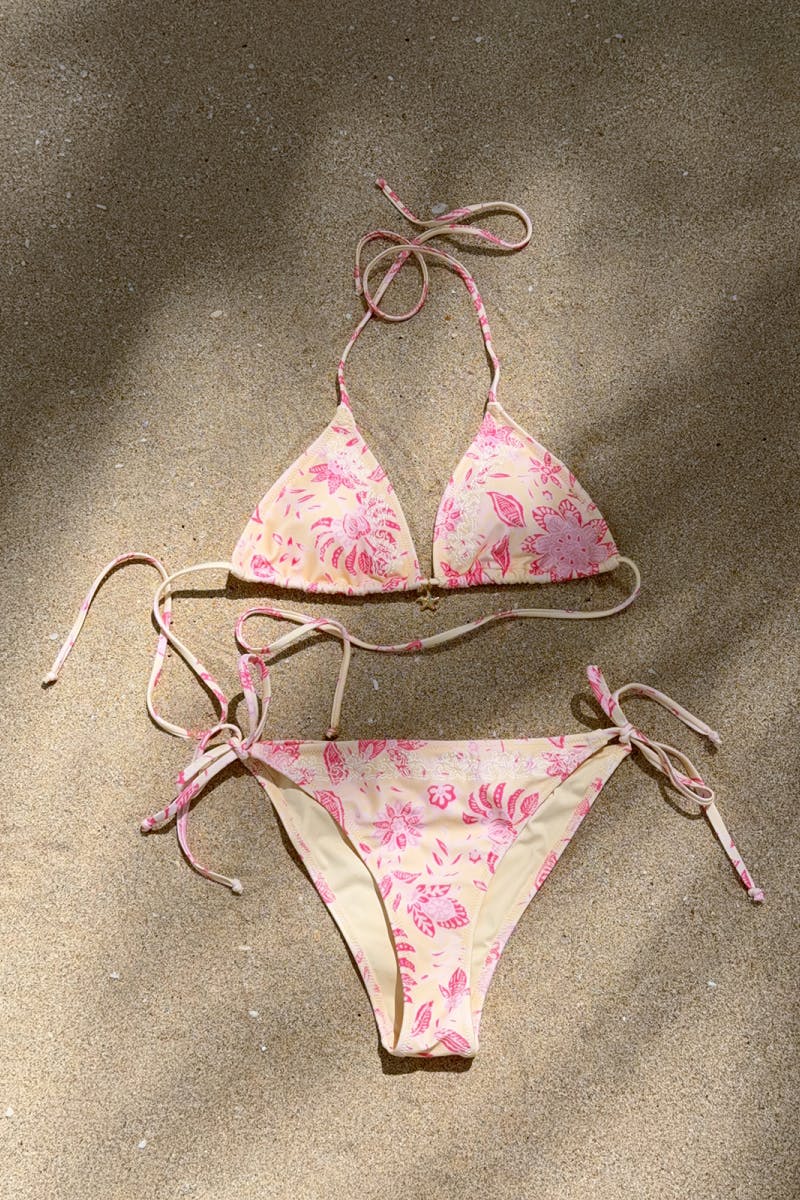 Gina Tricot 14+ coral triangle bikini top
