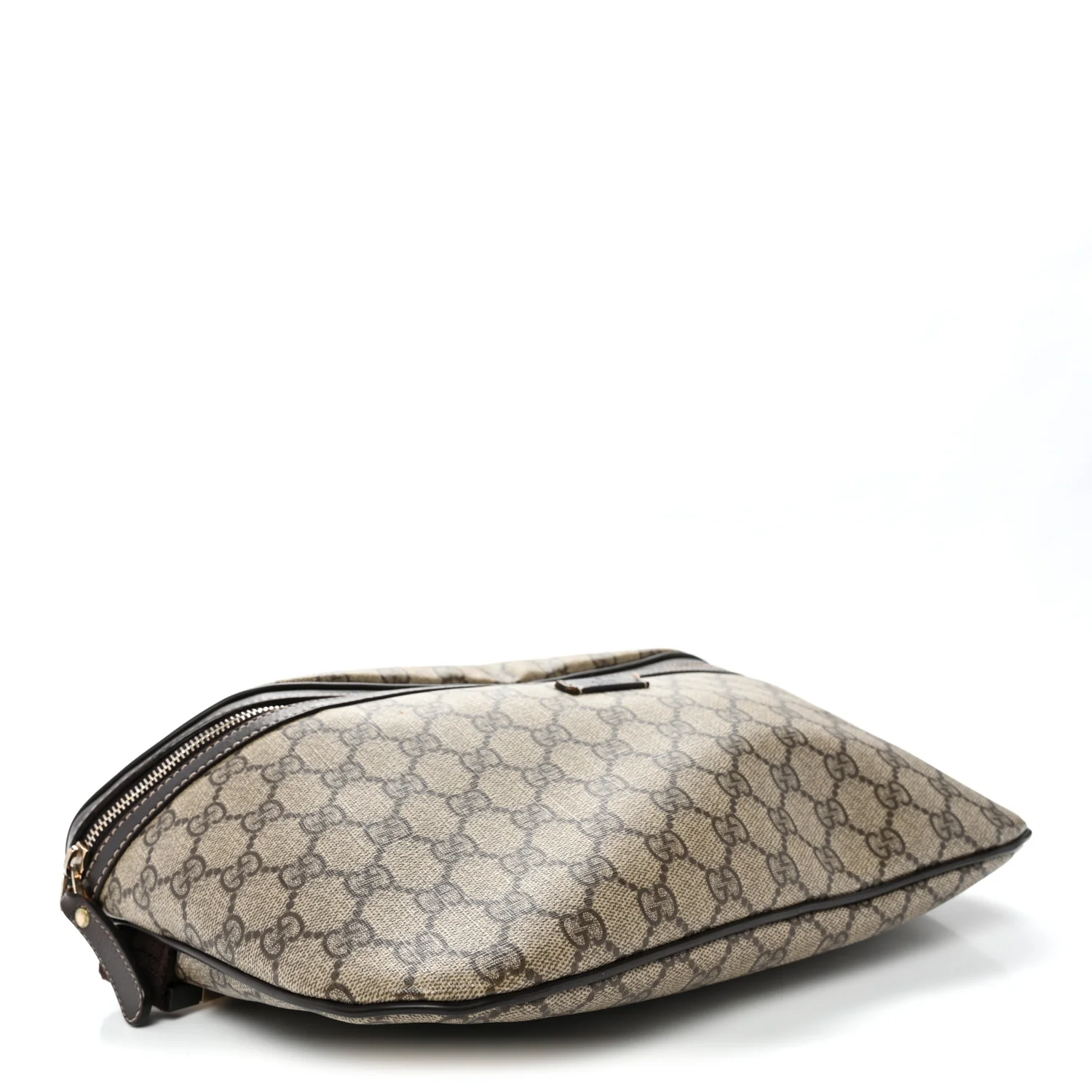 GG Supreme Monogram Belt Bag Dark Brown - Top Club
