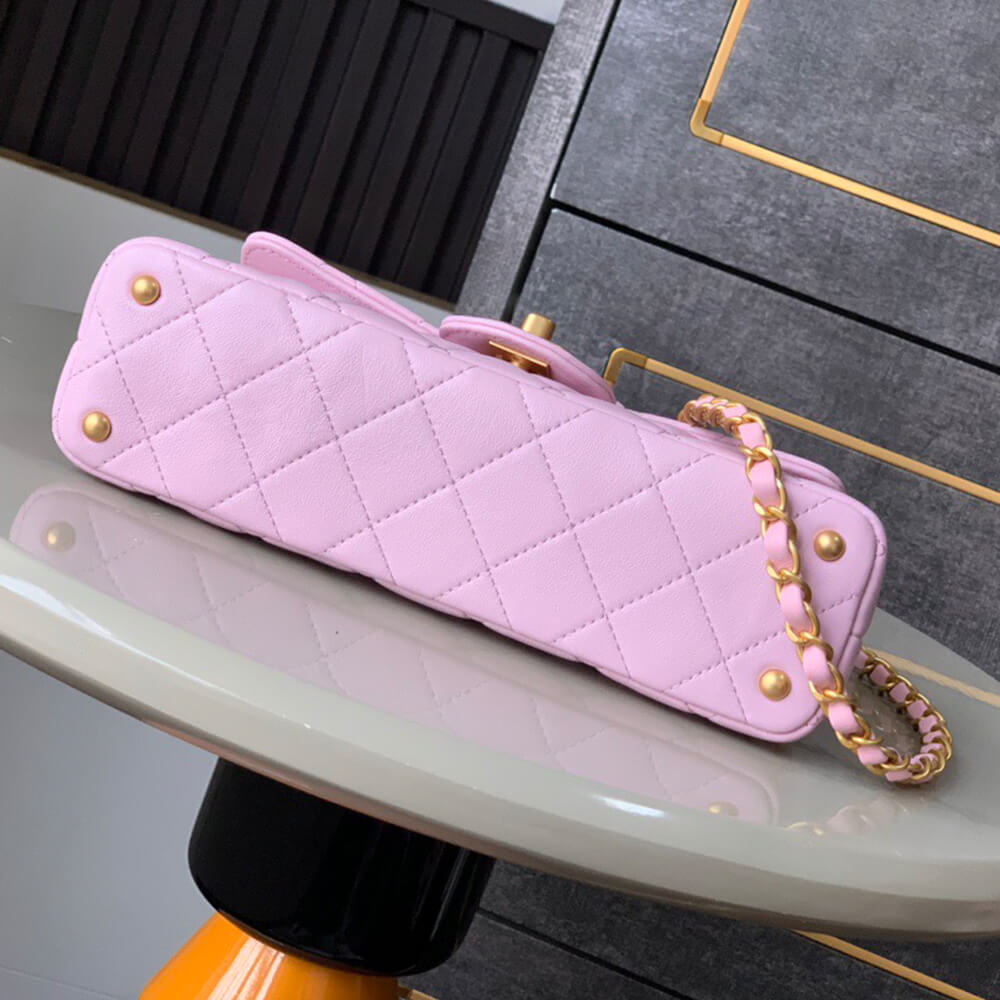 CHANEL Mini Flap Bag with Top Handle(HIGH-END GRADE) - Top Club