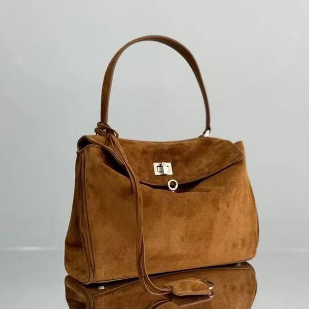Balenciaga Rodeo Handbag Small Suede(HIGH-END GRADE) - Top Club