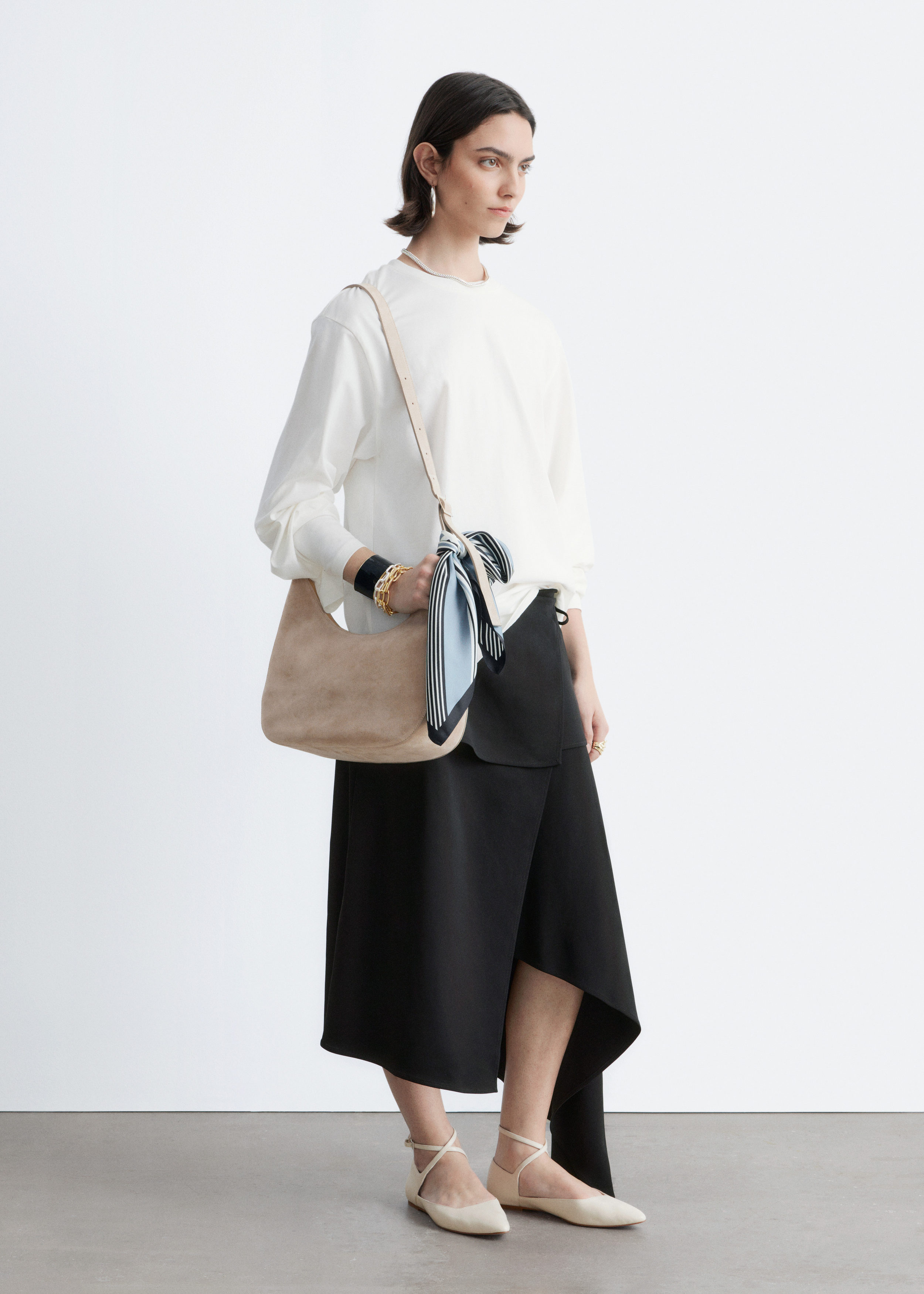& Other Stories LONG-SLEEVE JERSEY TOP