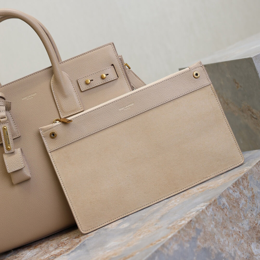 YSL SAC DE JOUR IN SUPPLE GRAINED LEATHER   SMALL(HIGH-END GRADE) - Top Club