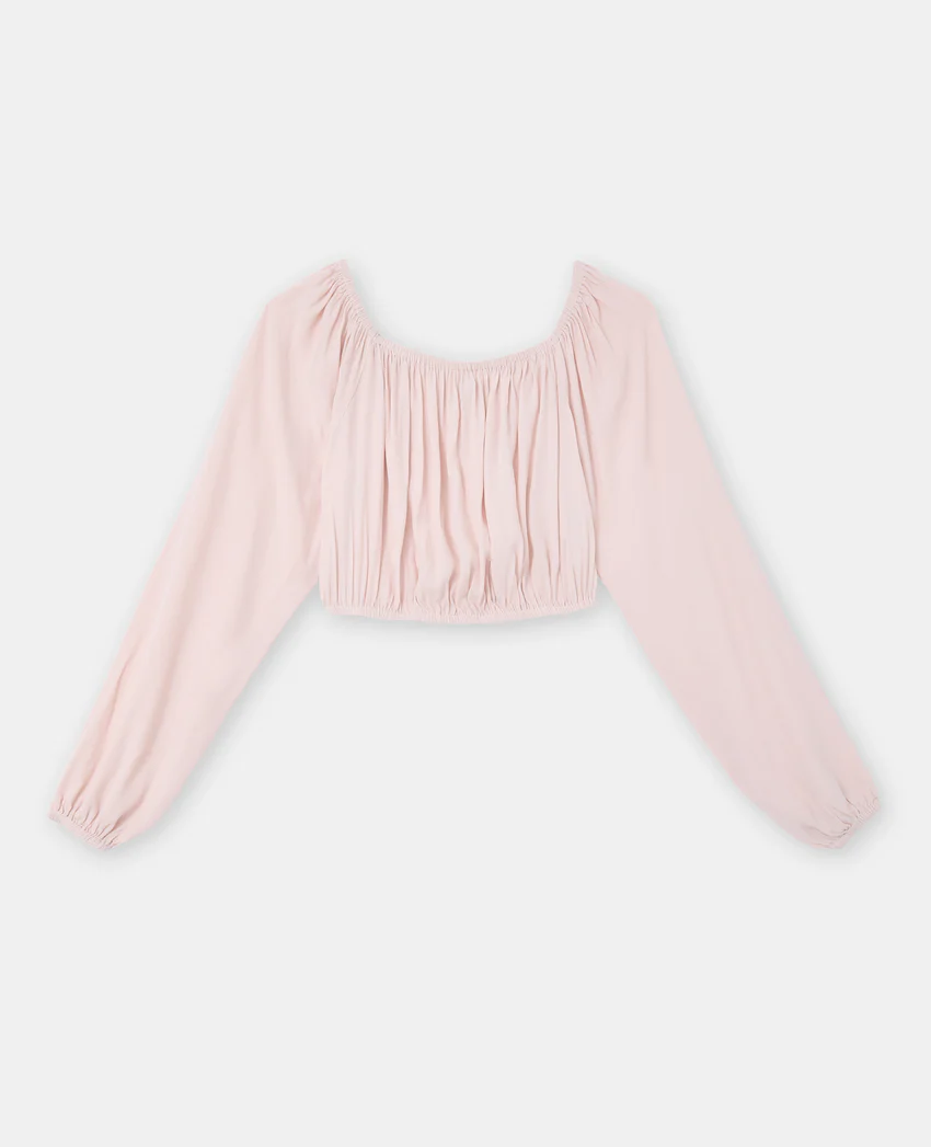 Pimkie Blouse courte encolure Bardot