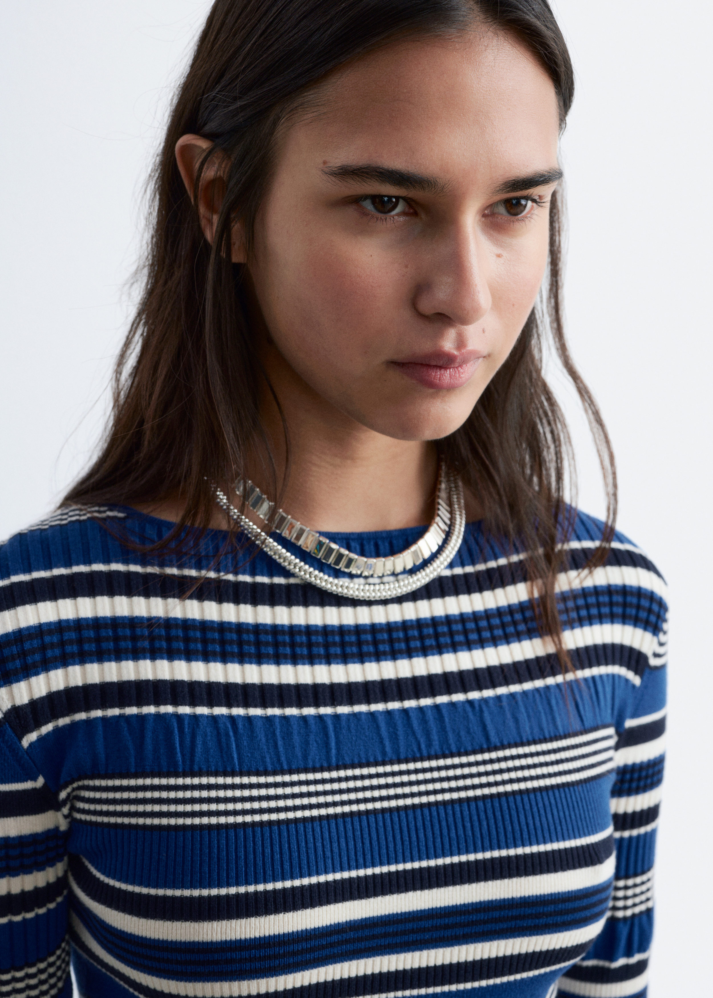 & Other Stories LONG-SLEEVE RIBBED TOP