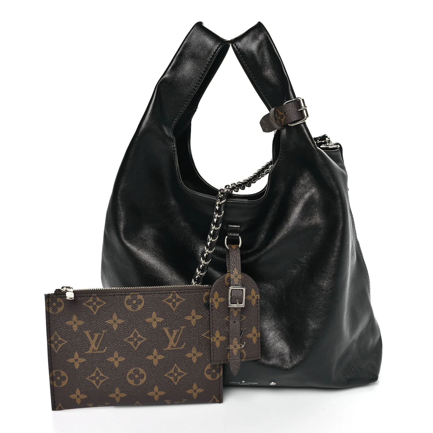 Calfskin Monogram Atlantis Vibe MM Black - Top Club
