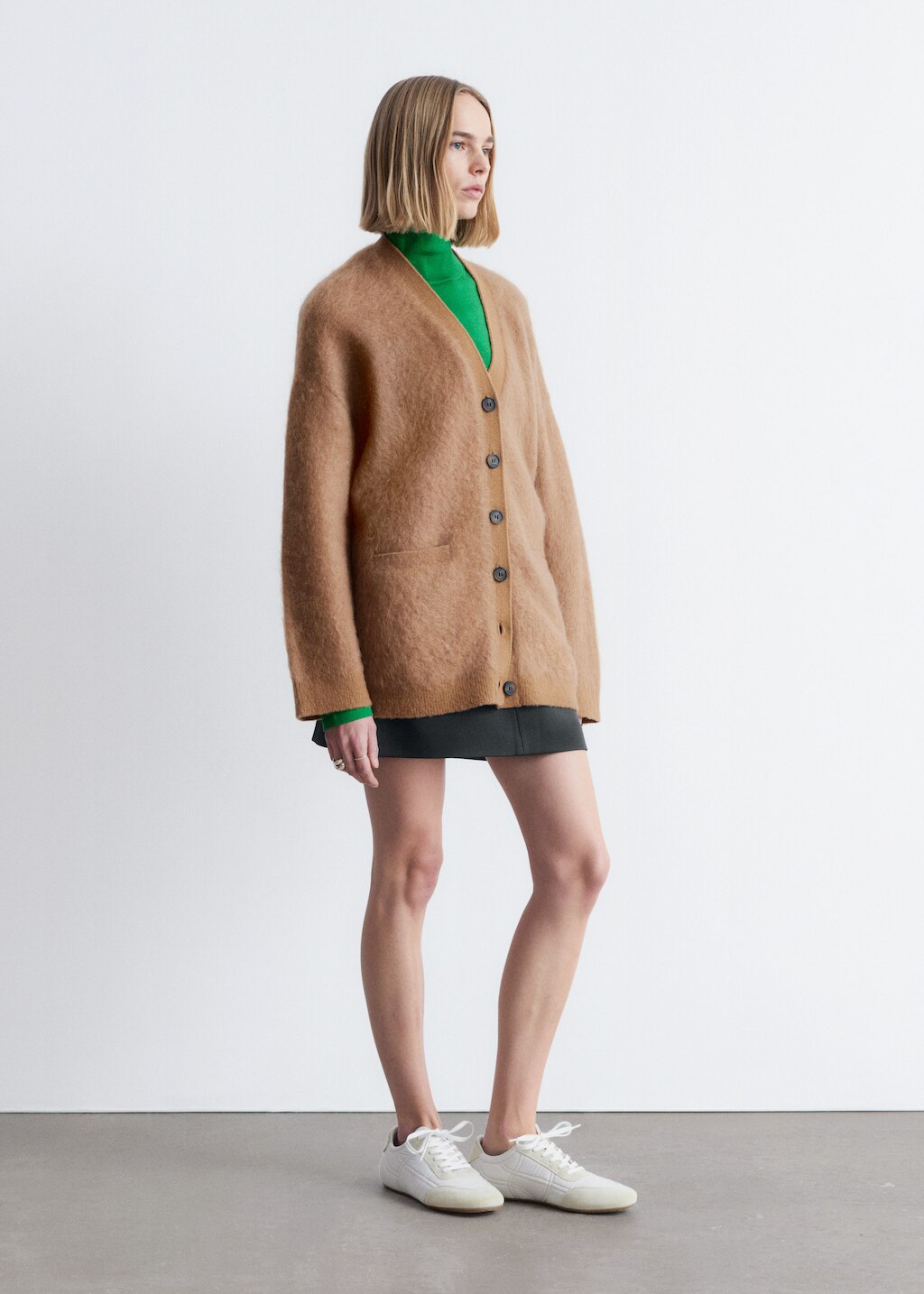 & Other Stories OVERSIZED MOHAIR-BLEND CARDIGAN