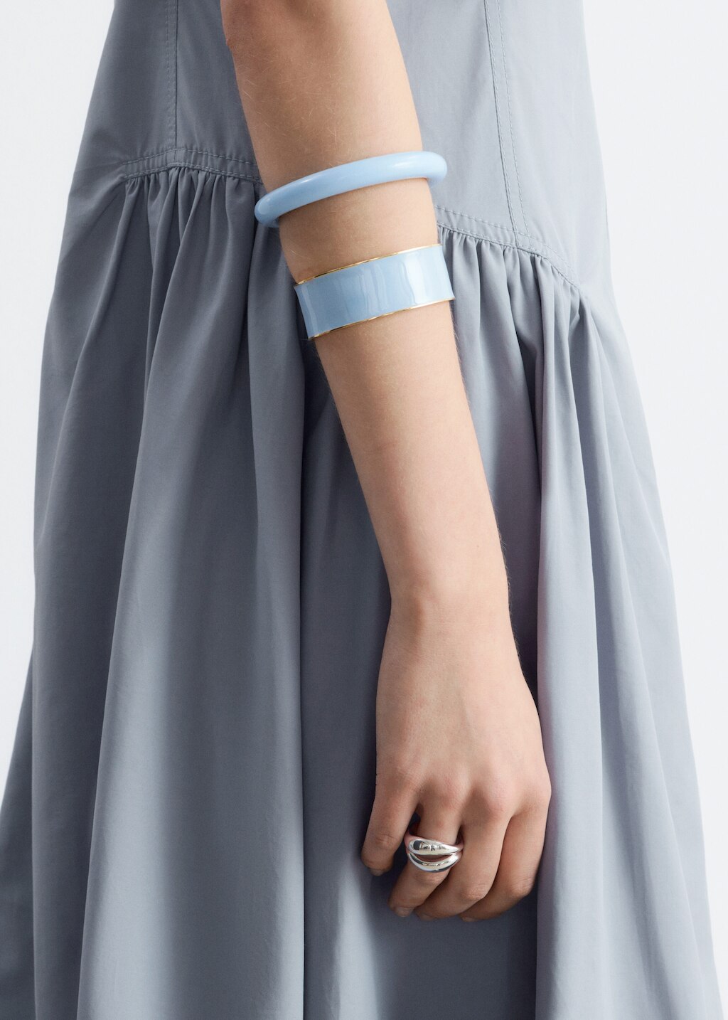 & Other Stories TWO-TONE CUFF BRACELET