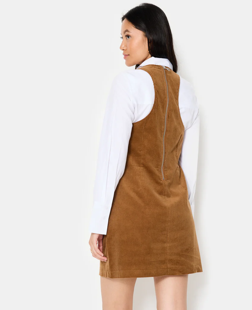 Pimkie Robe courte larges emmanchures en velours côtelé