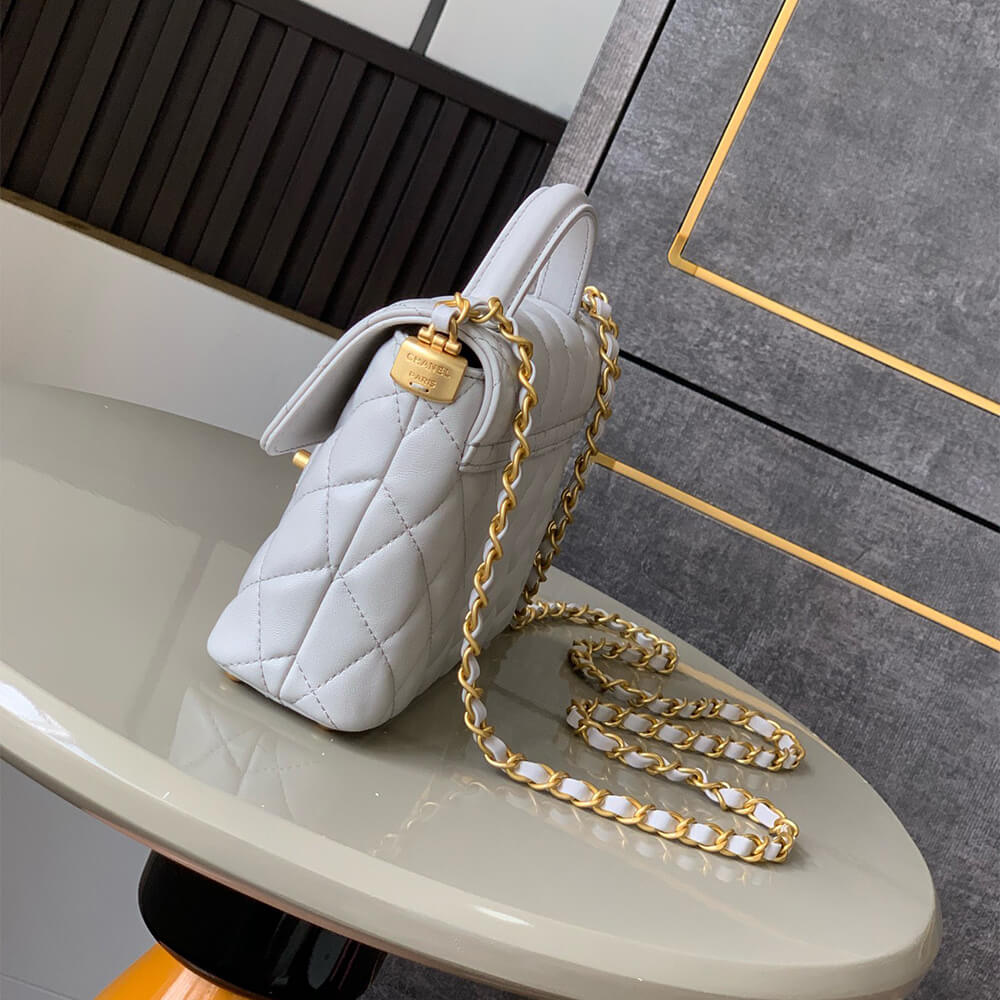 CHANEL Small Flap Bag with Top Handle(HIGH-END GRADE) - Top Club