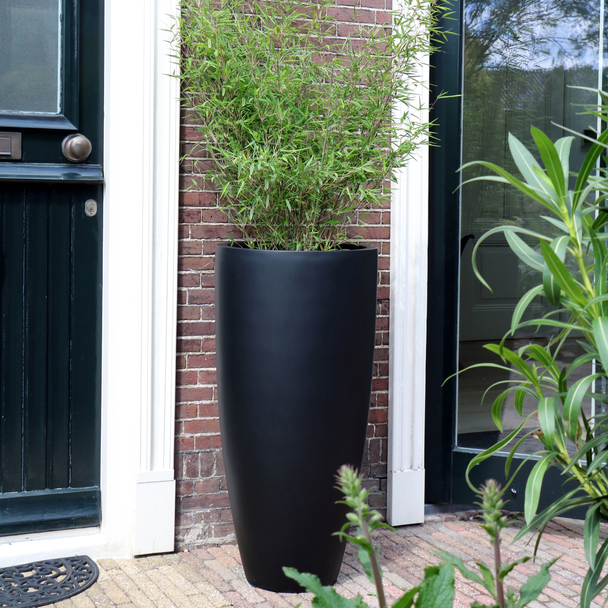 Plantenpot Kentucky L black Ø47 x H100 cm