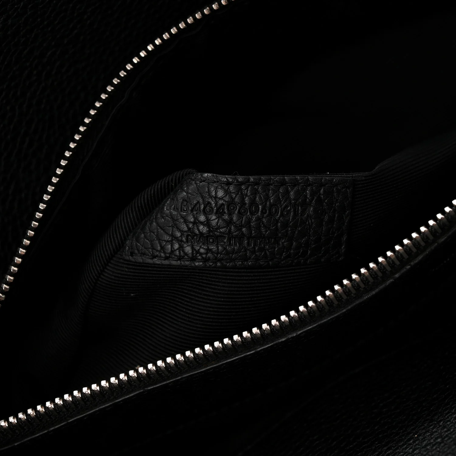 Grained Calfskin Small Supple Sac De Jour Black - Top Club