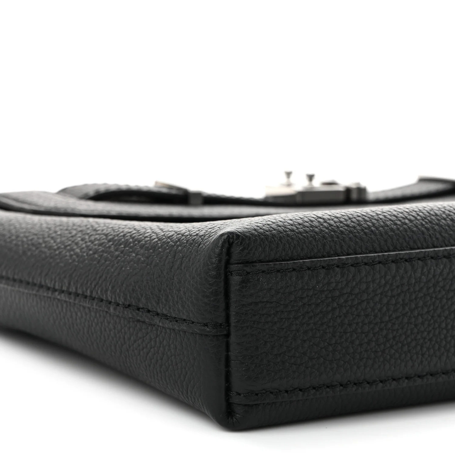 Cuir Millesime Georges Pouch Black - Top Club