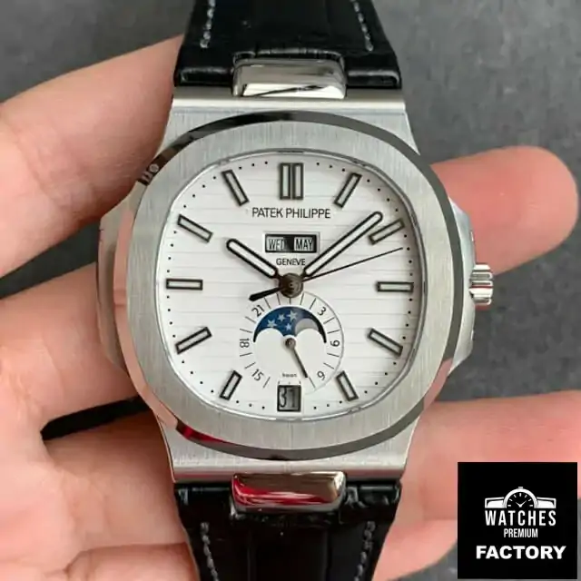 Patek Philippe Nautilus 5726 / 1A-010 GR Factory Black Strap