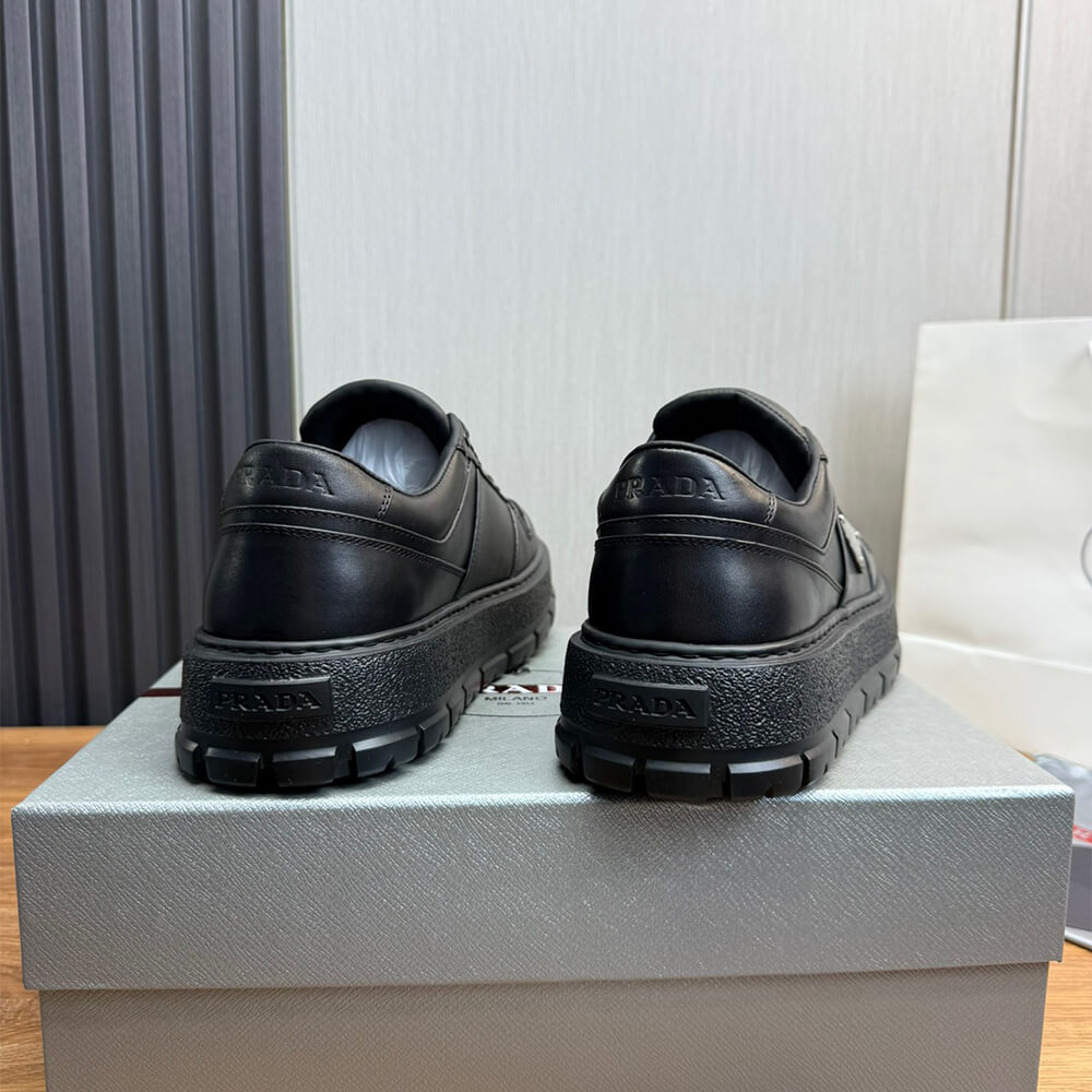 Prada Leather Sneakers - Top Club