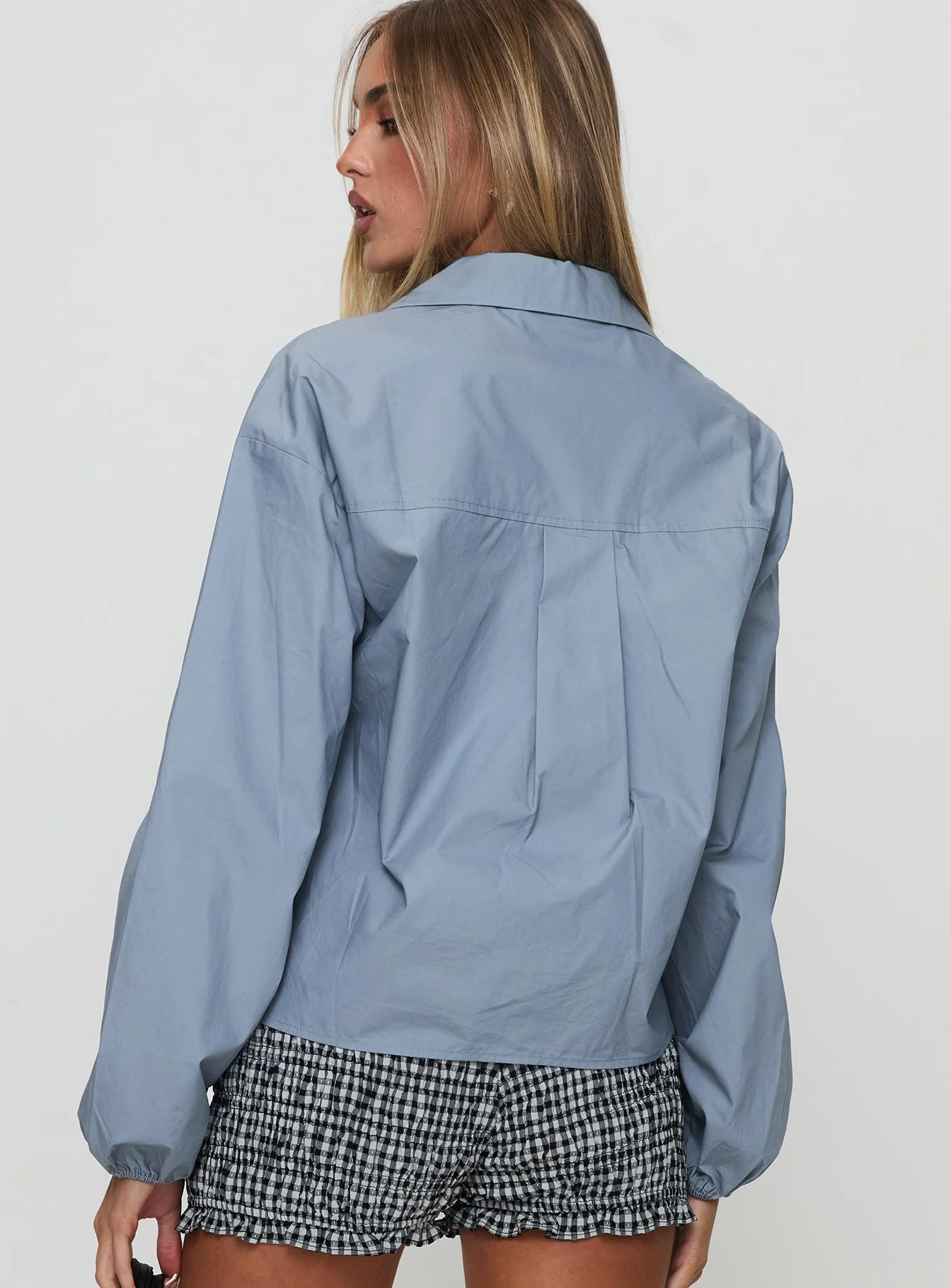 Rinon Long Sleeve Top Steel