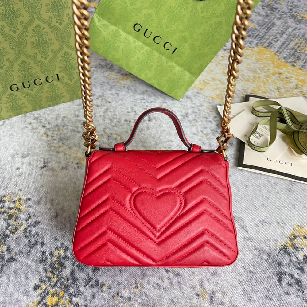 GG Marmont mini top handle bag - Top Club