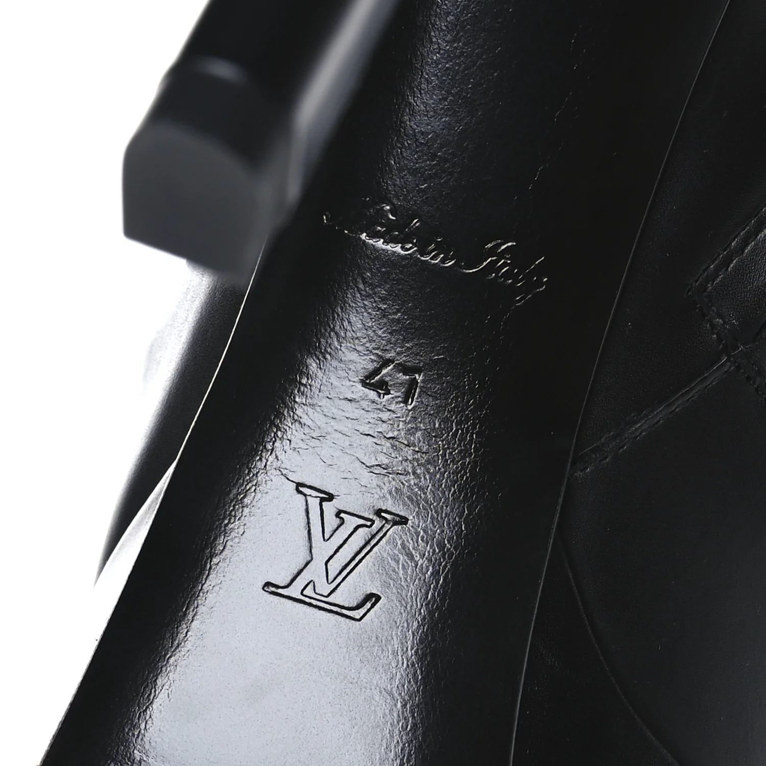 Calfskin LV Roxy Platform Ankle Boots 41 Black - Top Club