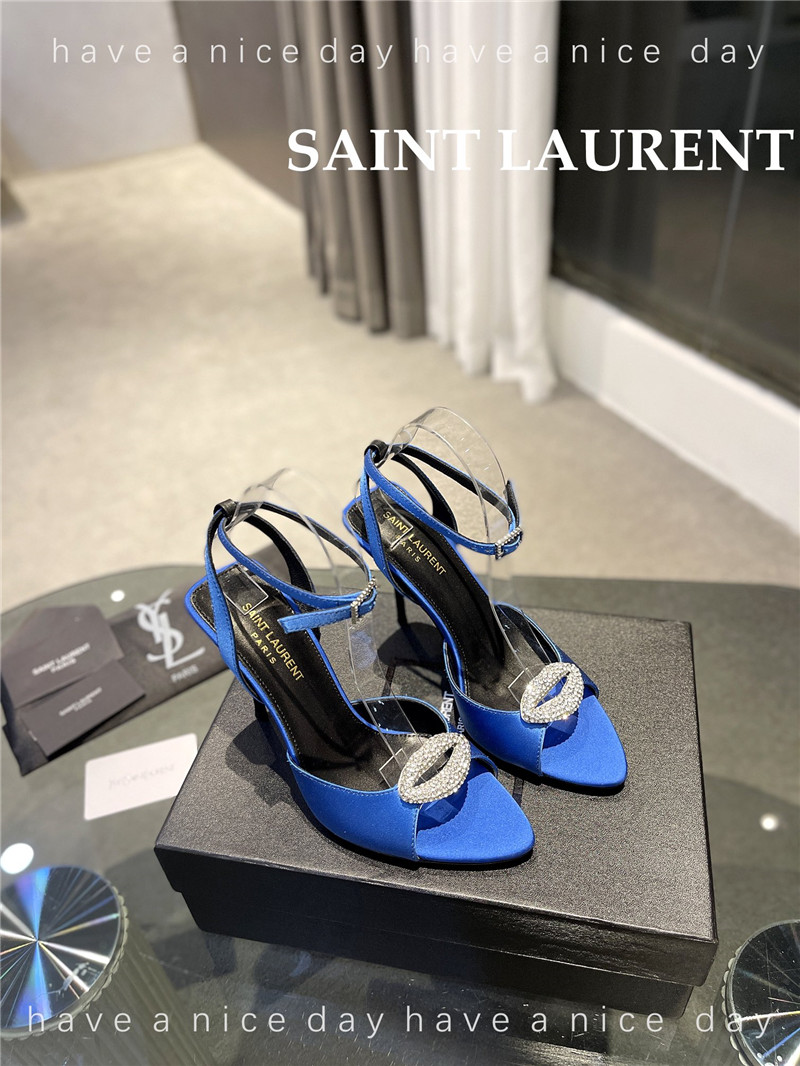 YSL pointed crepe satin slingback pumps - Sneaker Replica Workshop