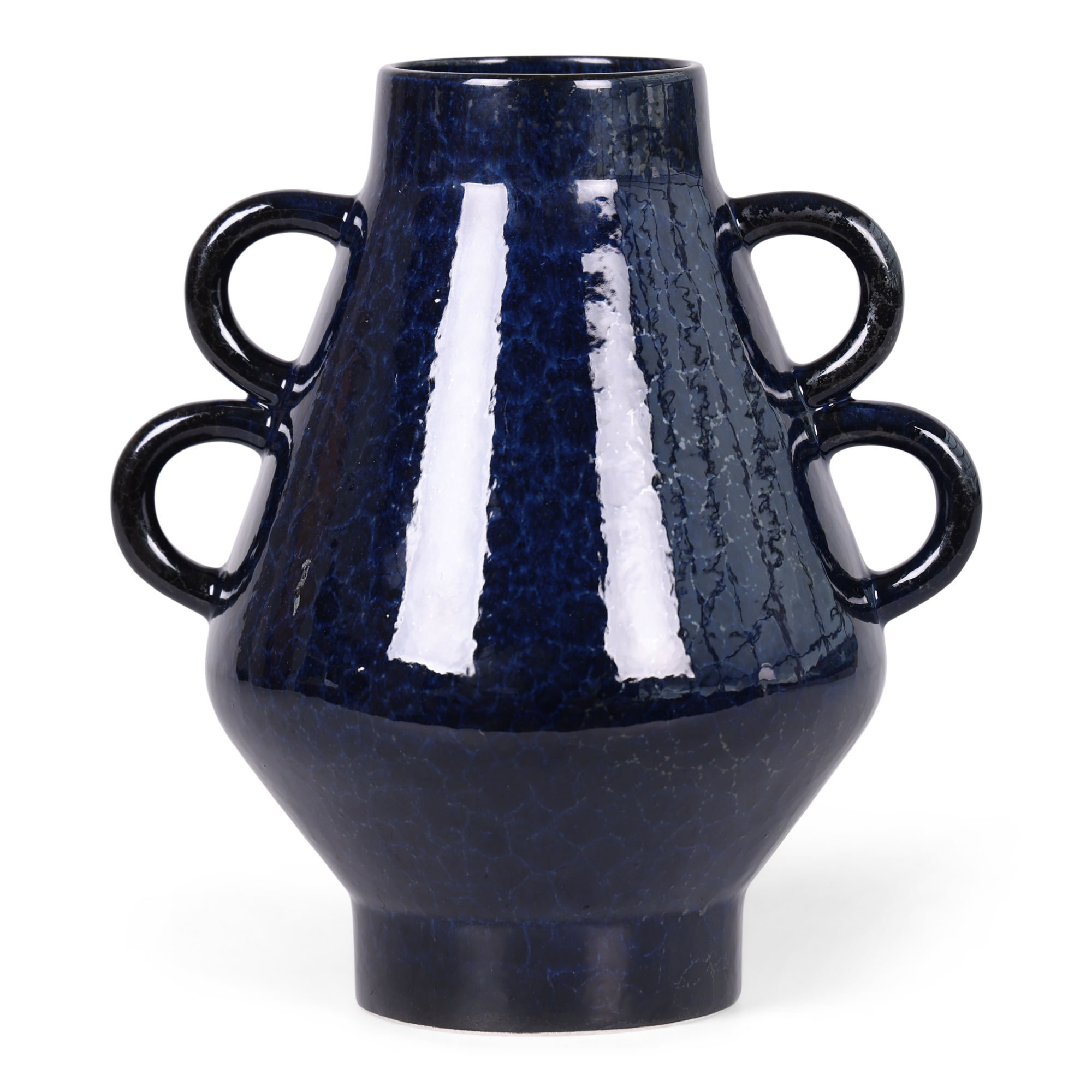 Vaas Ladybug donkerblauw