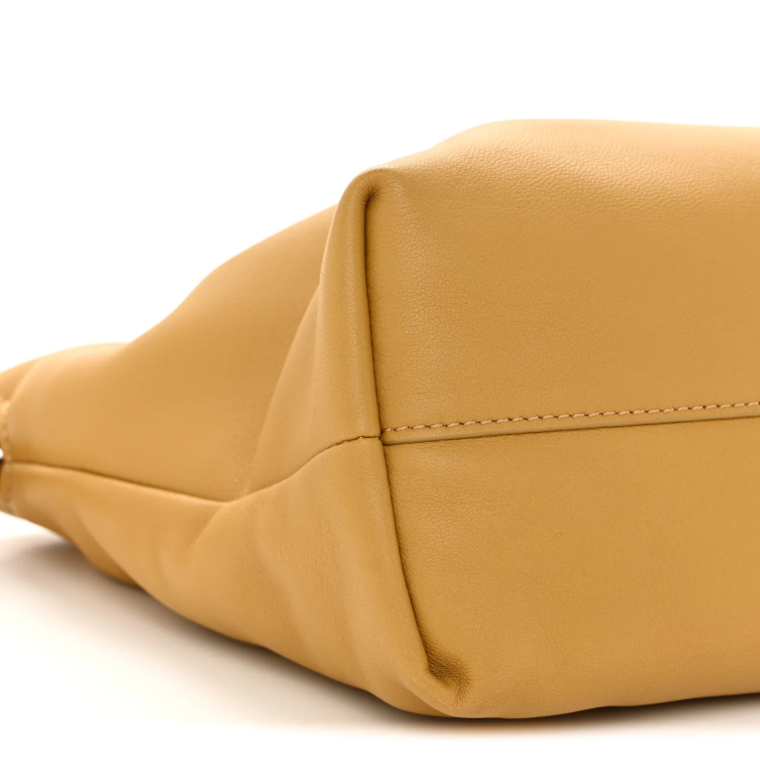 Mellow Nappa Donut Medium Chain Flamenco Knot Clutch Sahara - Top Club