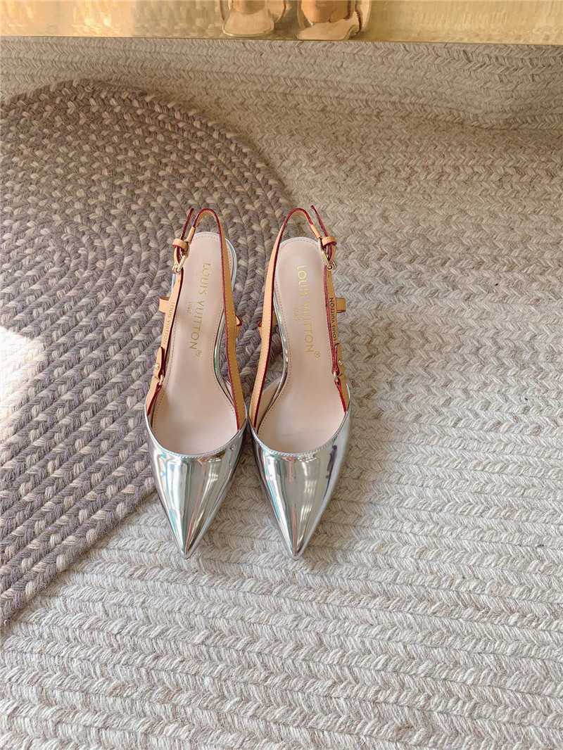 louis vuitton LV new BLOSSOM slingback high heels - Sneaker Replica Workshop