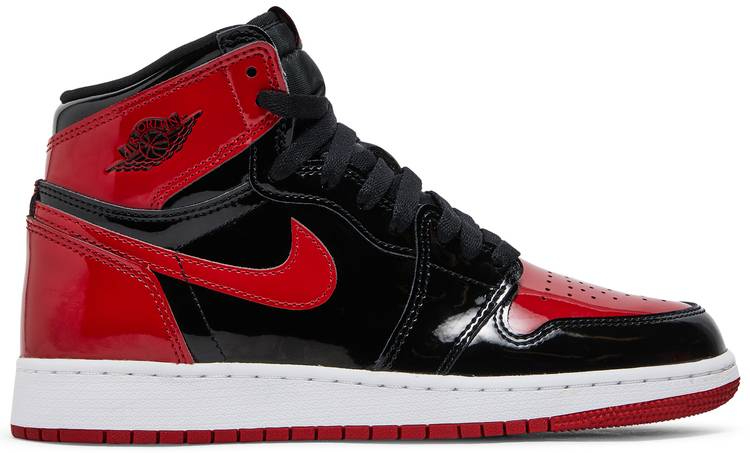 Air Jordan 1 Retro High OG GS  Patent Bred  575441-063 - Sneaker Replica Workshop