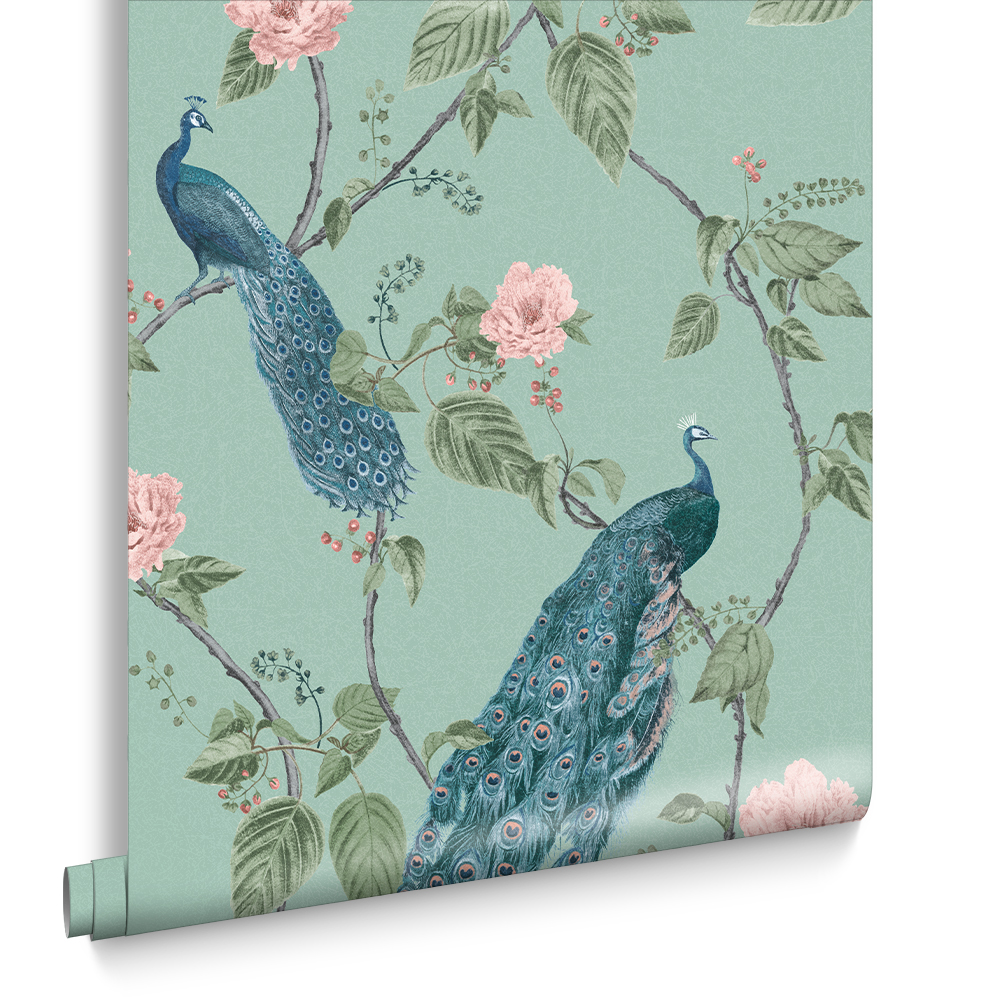 Graham & Brown  vliesbehang  Resplendence Aqua Graham & Brown  vliesbehang  Resplendence Aqua