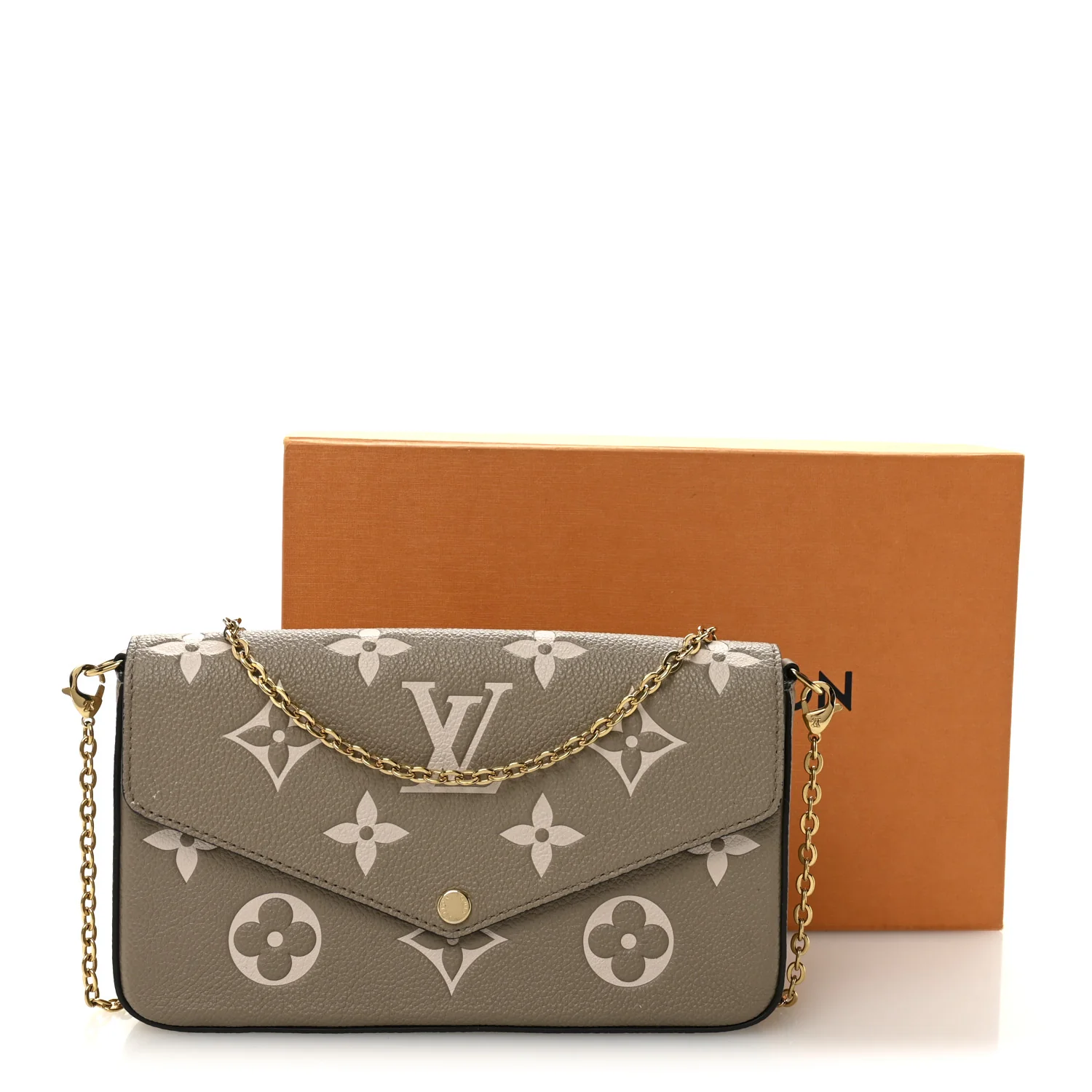 Empreinte Monogram Giant Felicie Pochette Tourterelle Creme - Top Club