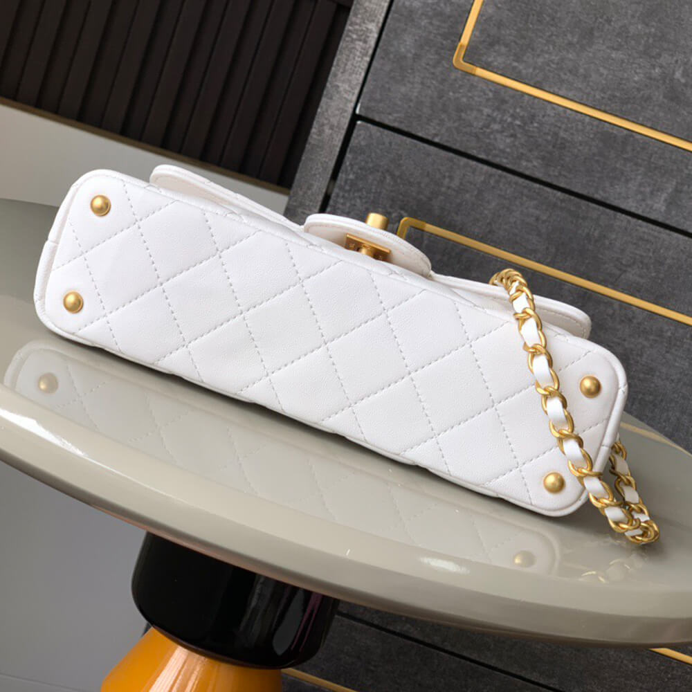 CHANEL Mini Flap Bag with Top Handle(HIGH-END GRADE) - Top Club