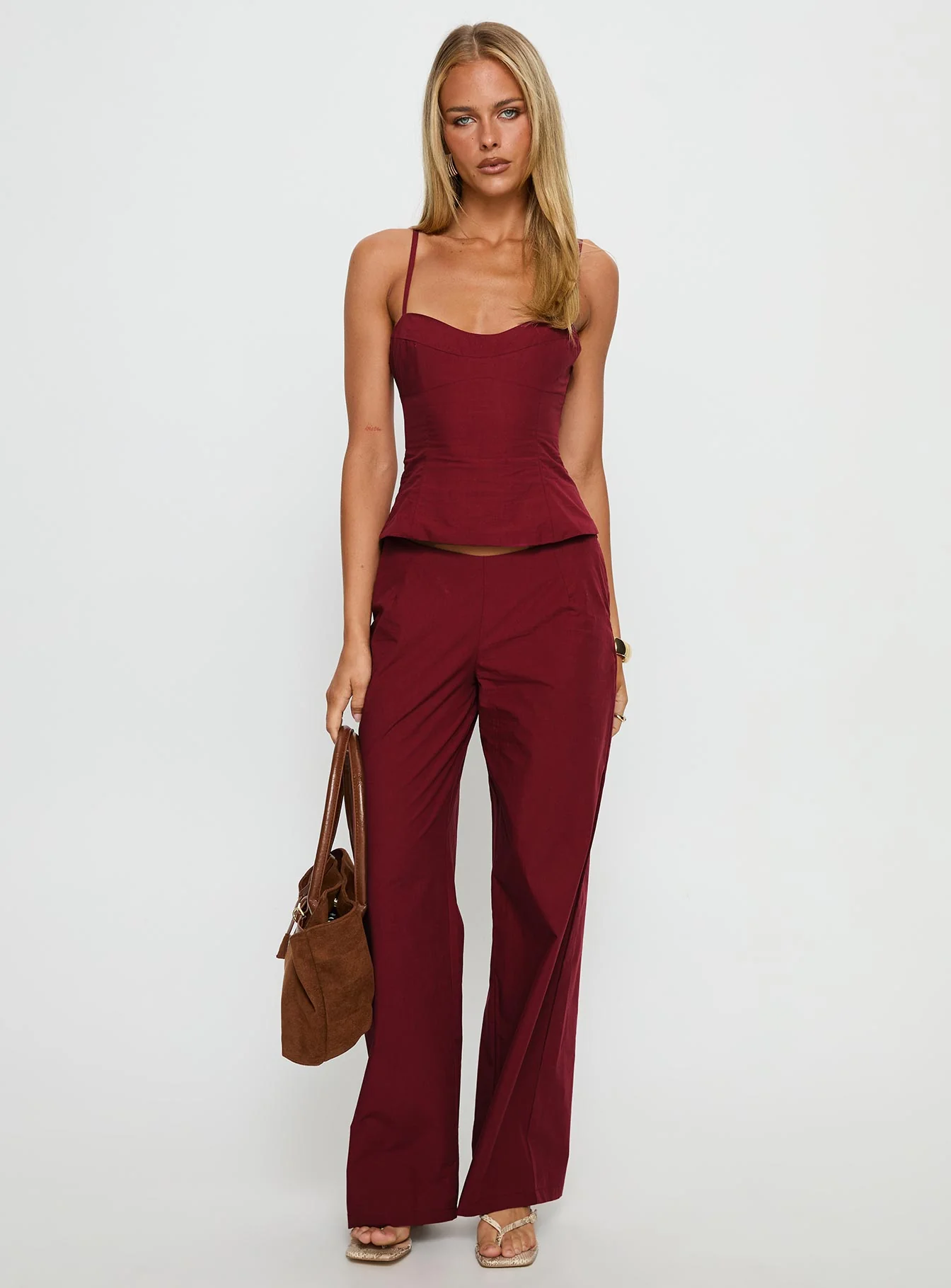 Kierstyn Corset Set Currant