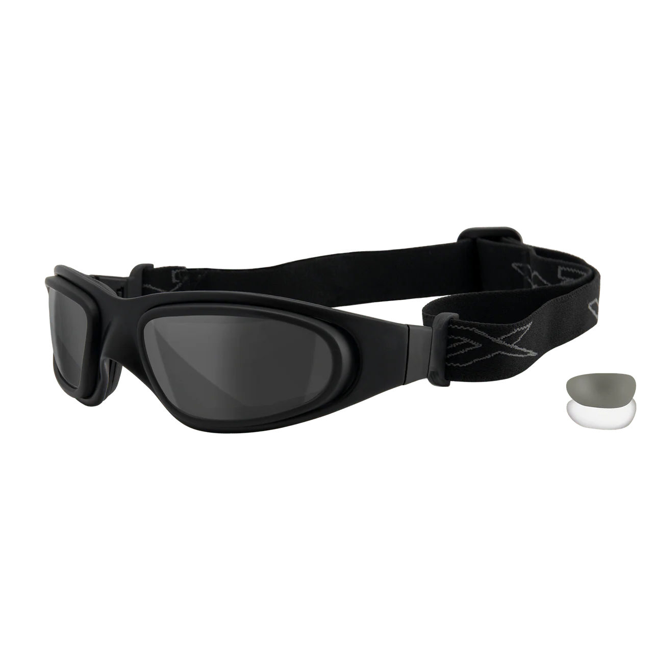 Wiley X SG-1 Ballistic Glasses/Goggles Matte Black Frame Anti-Fog Smoke & Clear Lenses - Alvarez Pro Painting LLC