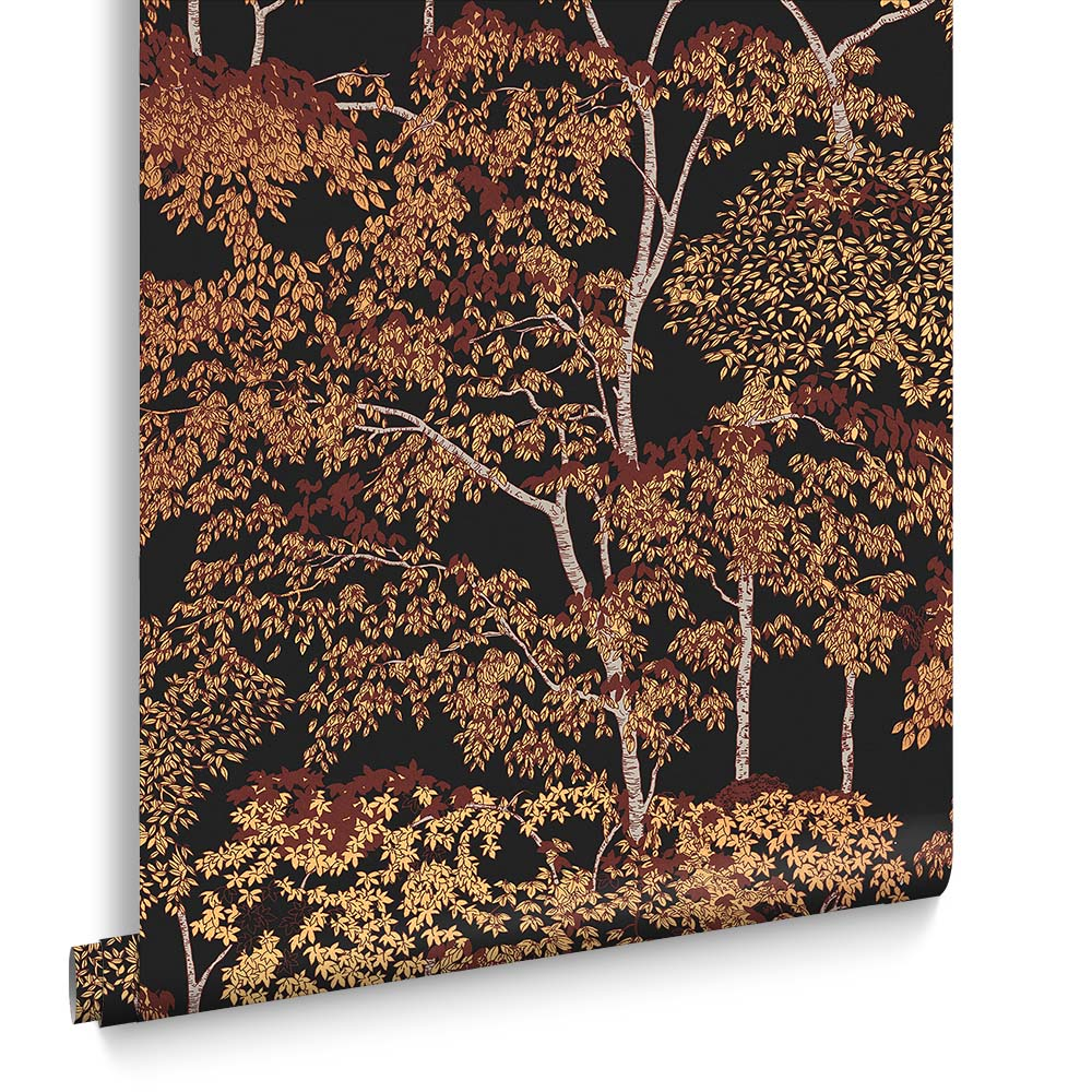 Graham & Brown vliesbehang Idyll Tree Alizarin Graham & Brown  vliesbehang  Idyll Tree Alizarin
