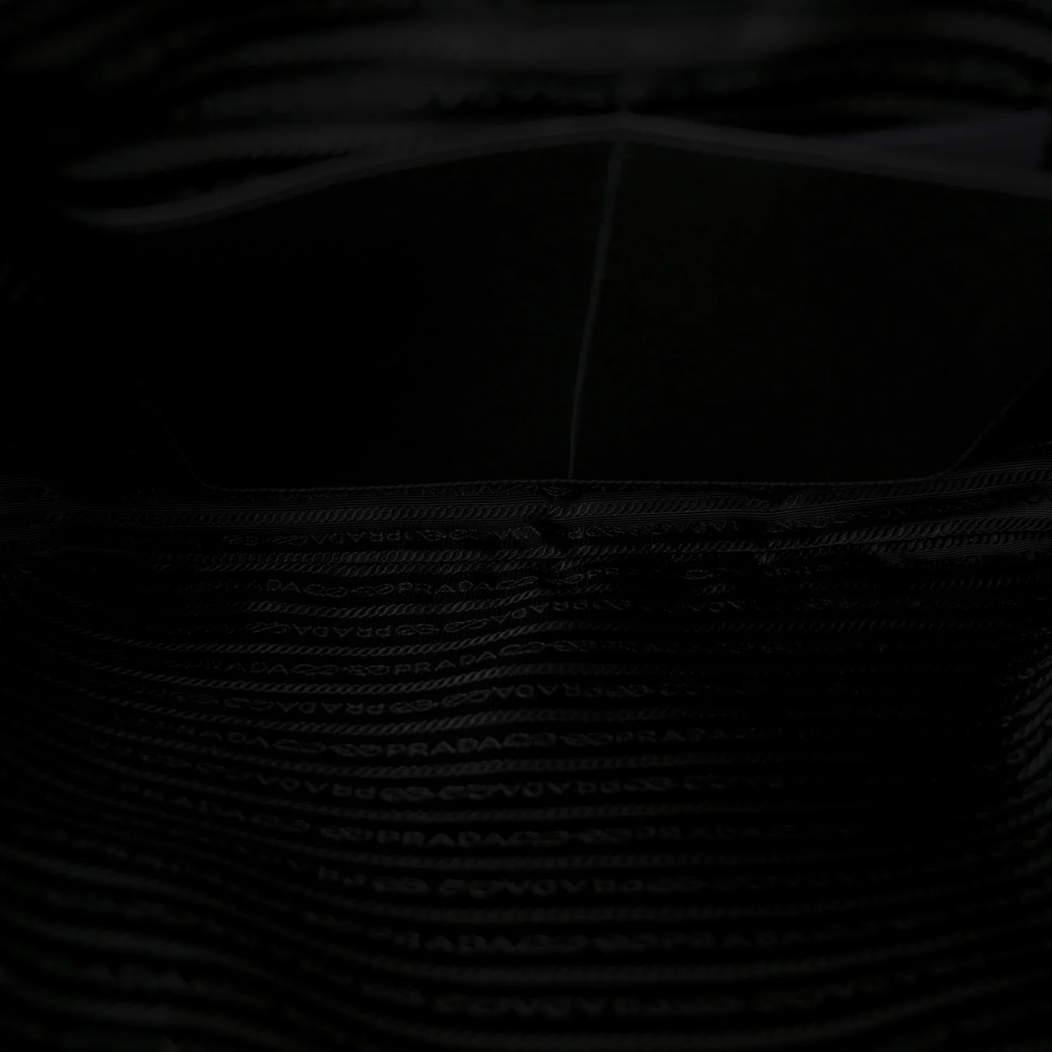 Re-Nylon Saffiano Metal Triangle Logo Briefcase Black - Top Club