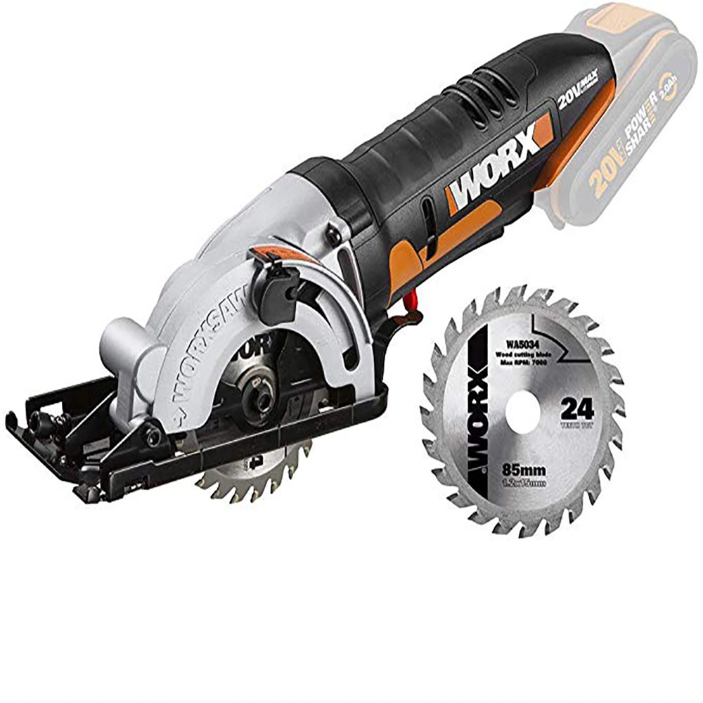 Worx Sega circolare ad immersione compatta Worx WX527.9 20V - solo corpo macchina